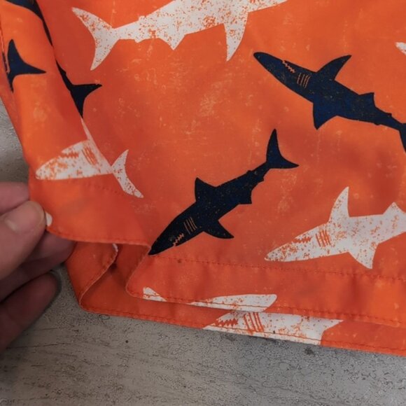 3/$20 Joe Fresh Shark Print Swim Trunks Beach Summer Bathing Suit Shorts - Picture 4 of 11